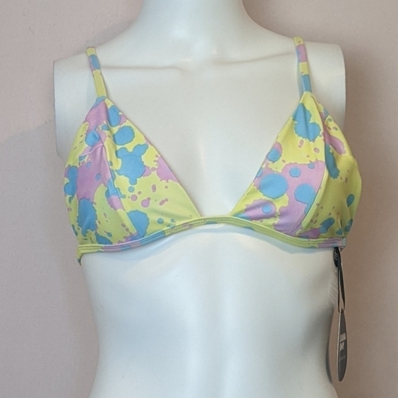 Moana Bikini Fizzie Barnie Bikini Top in Green and Purple size Medium - Picture 1 of 3